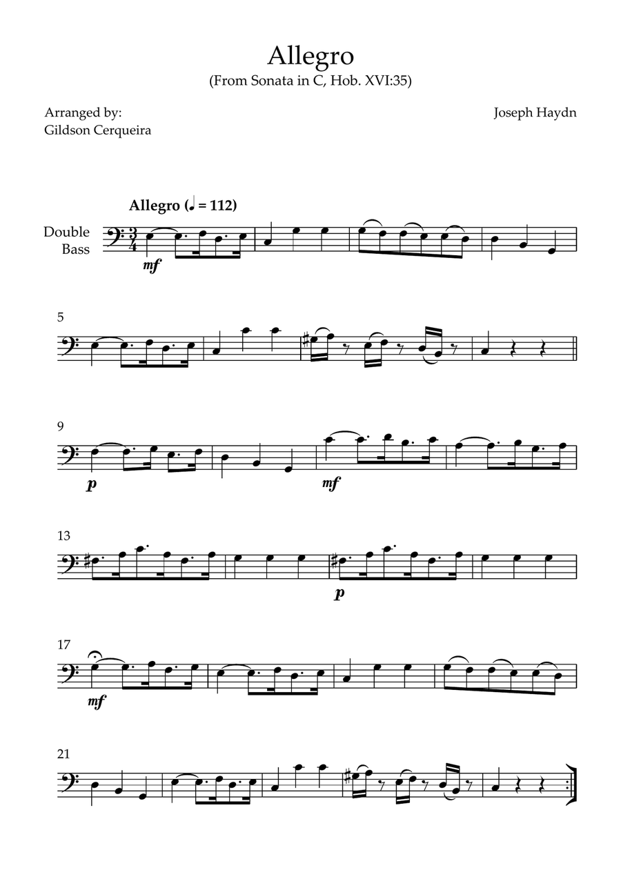 Allegro Allegro Chamber Music scores gallery preview page 1