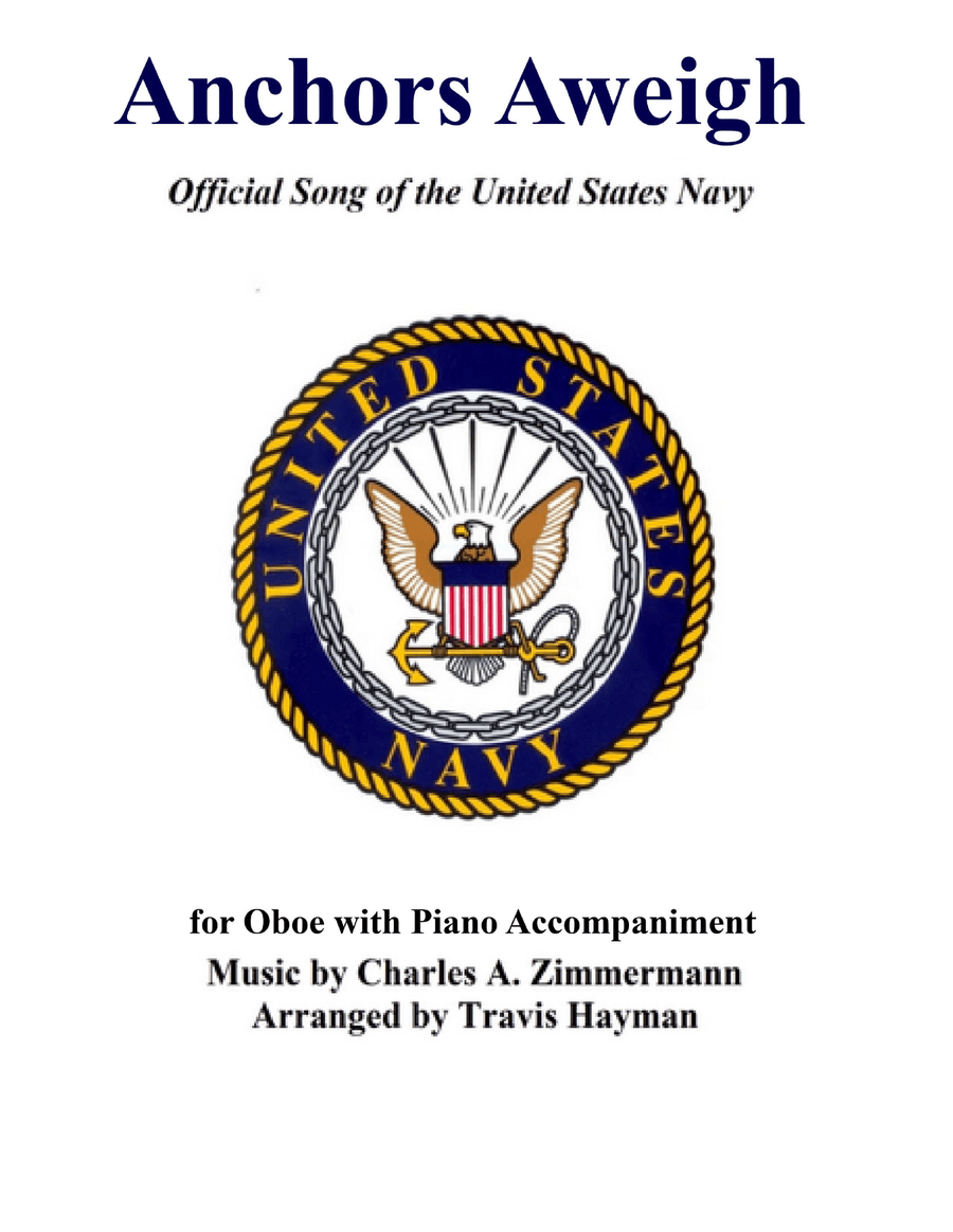Anchors Aweigh - for Oboe with Piano Accompaniment Piano scores gallery preview page 1