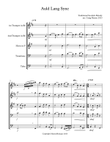 Auld Lang Syne