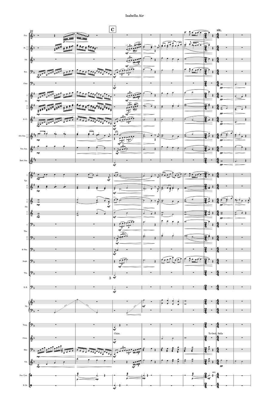 Isabelle Air Isabelle Air Concert Band scores gallery preview page 2