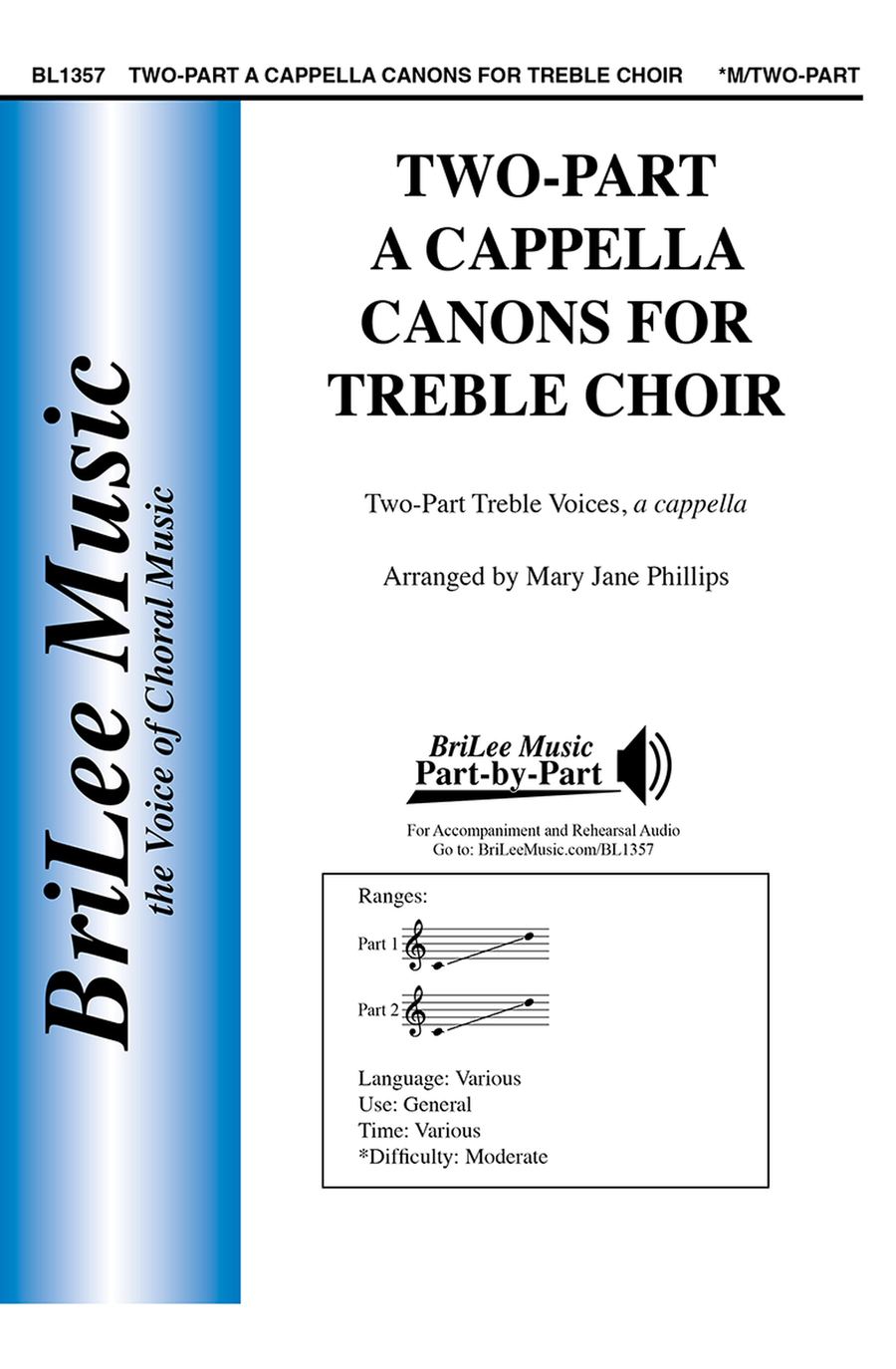 Two-part A Cappella Canons for Treble Choir 2-Part scores gallery preview page 1