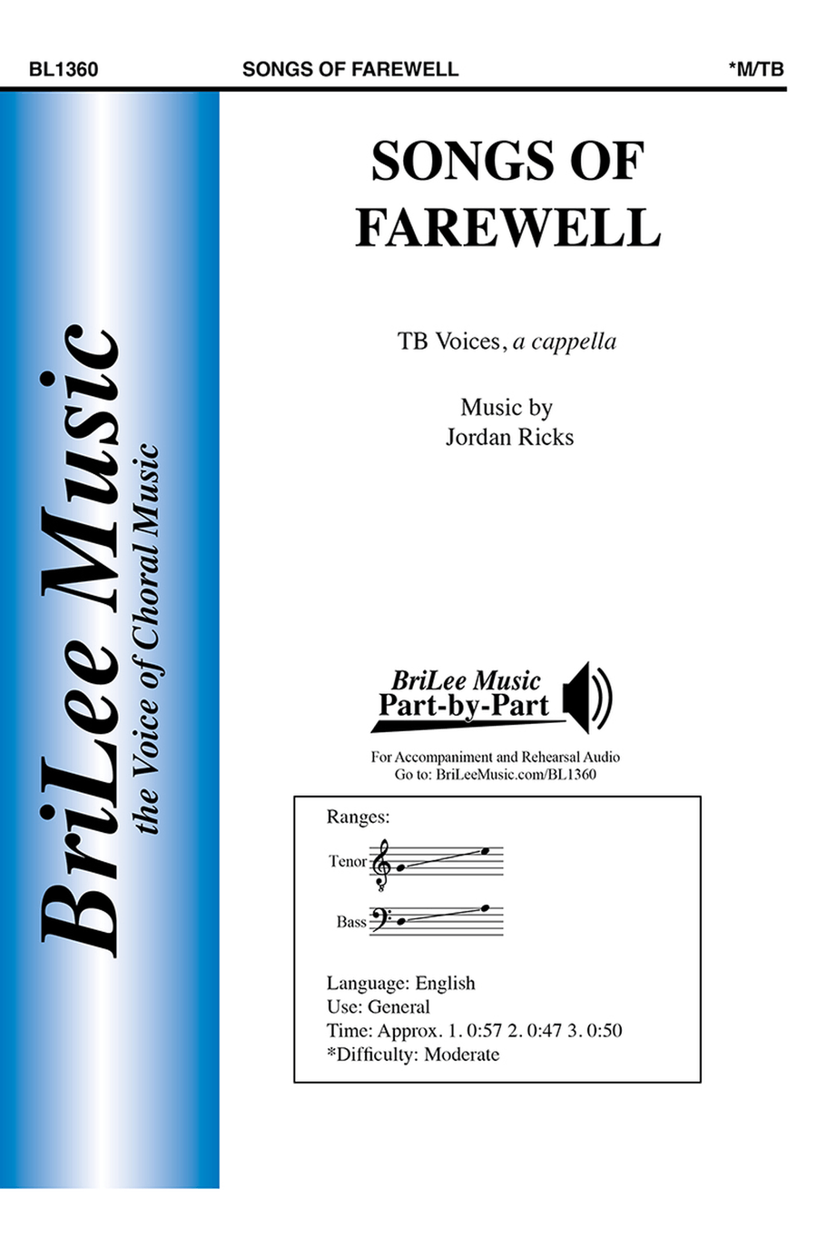 Songs of Farewell Songs of Farewell TB scores gallery preview page 1