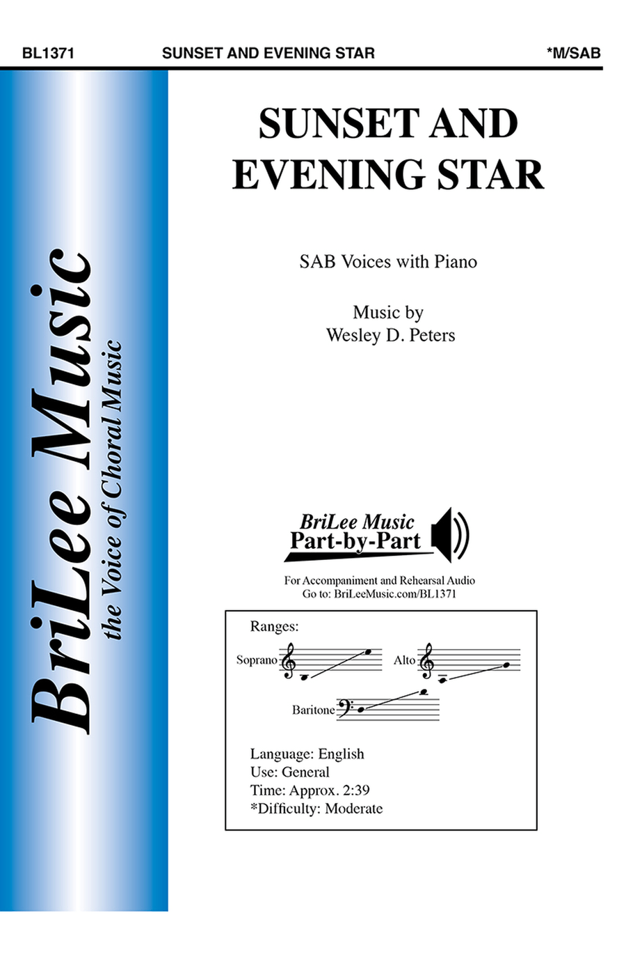 Sunset and Evening Star Sunset and Evening Star 3-Part scores gallery preview page 1