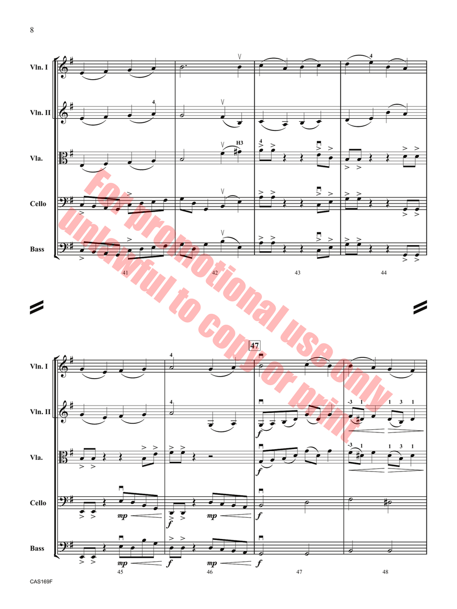 Rest Ye, Mountain King Rest Ye, Mountain King Orchestra scores gallery preview page 9