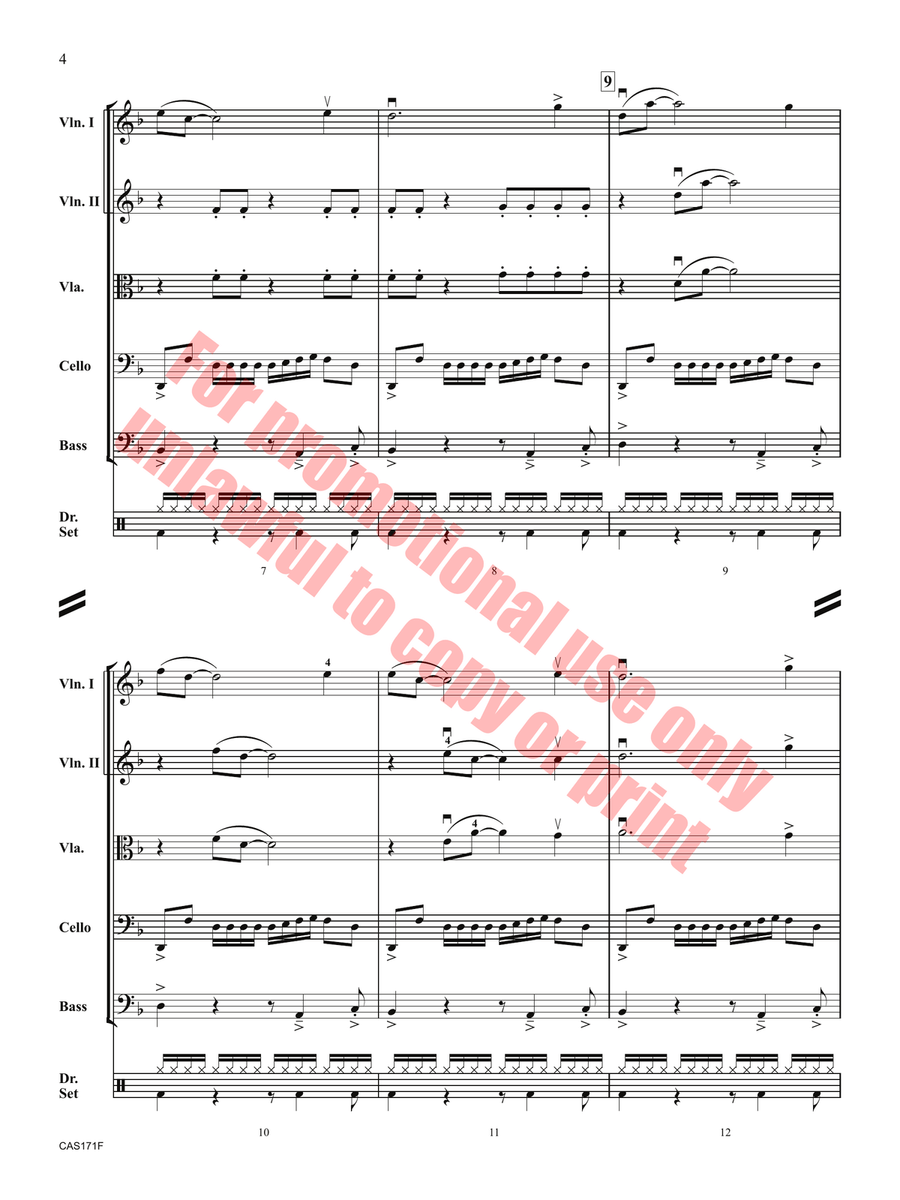 Swamp Rock Orchestra scores gallery preview page 5