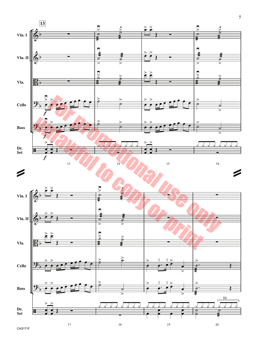 Swamp Rock Orchestra scores gallery preview page 6