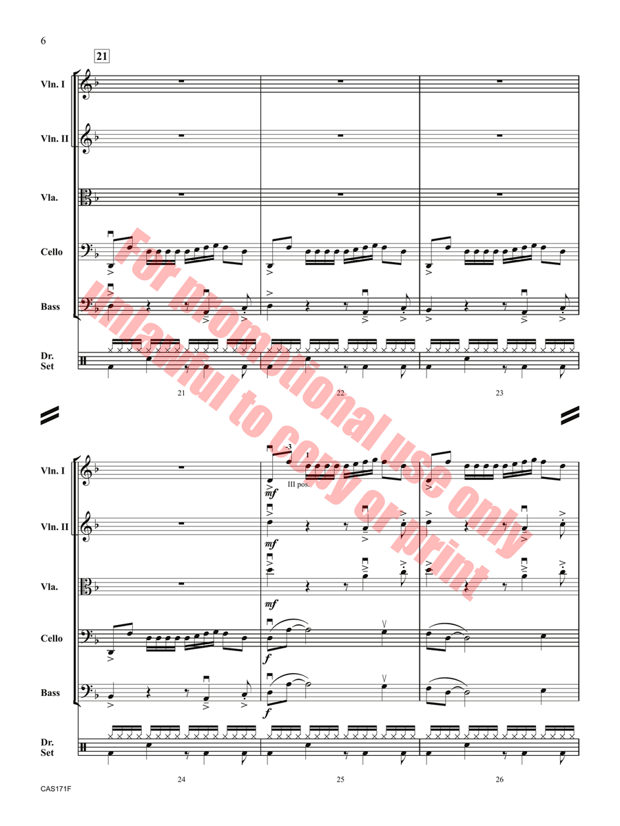 Swamp Rock Orchestra scores gallery preview page 7