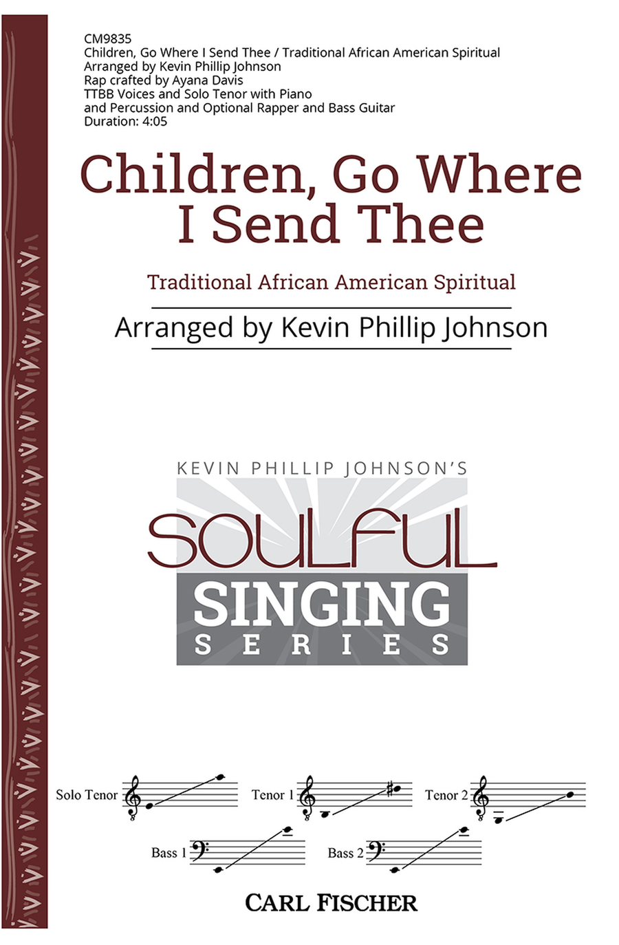 Children, Go Where I Send Thee Choir scores gallery preview page 1