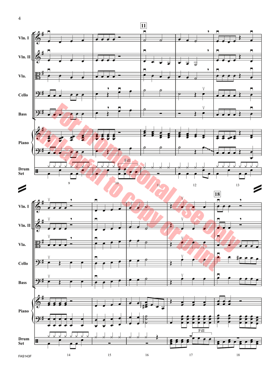 Groove King Wenceslas Groove King Wenceslas Orchestra scores gallery preview page 5
