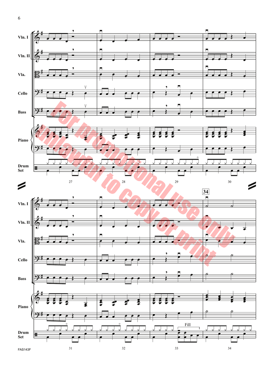 Groove King Wenceslas Groove King Wenceslas Orchestra scores gallery preview page 7