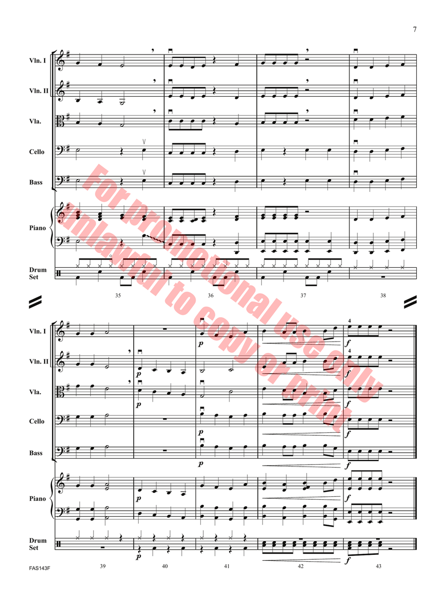 Groove King Wenceslas Groove King Wenceslas Orchestra scores gallery preview page 8