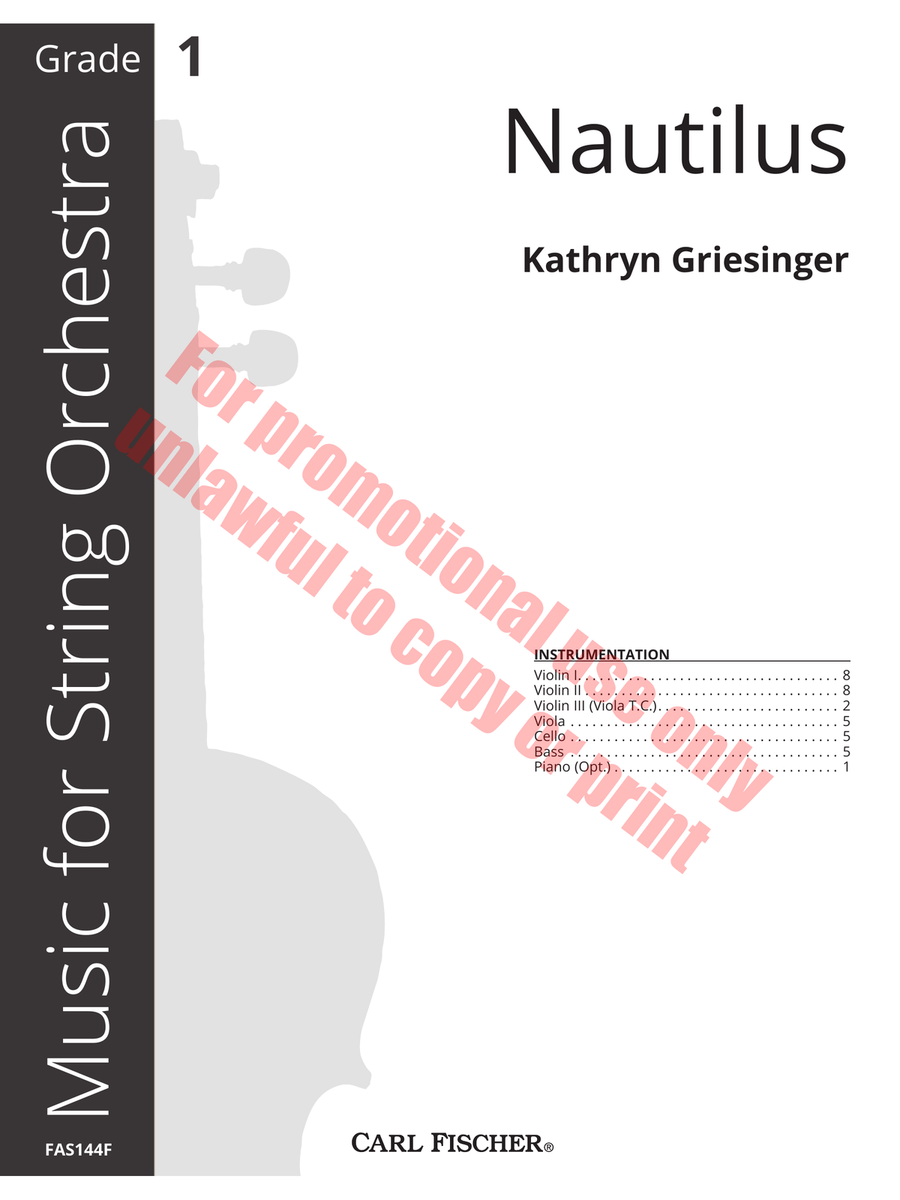 Nautilus Nautilus Orchestra scores gallery preview page 2