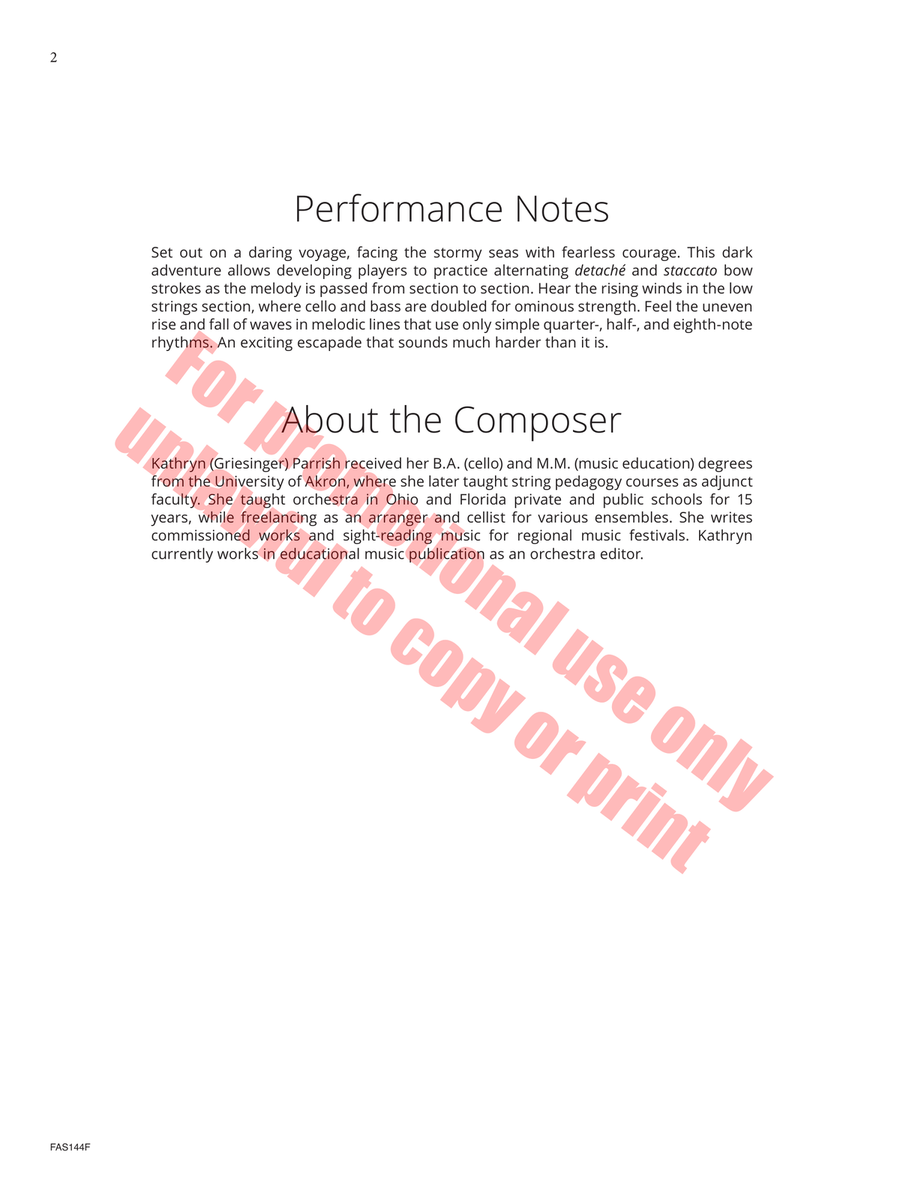 Nautilus Nautilus Orchestra scores gallery preview page 3