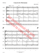 Concerto for Metronome Orchestra scores gallery preview page 4