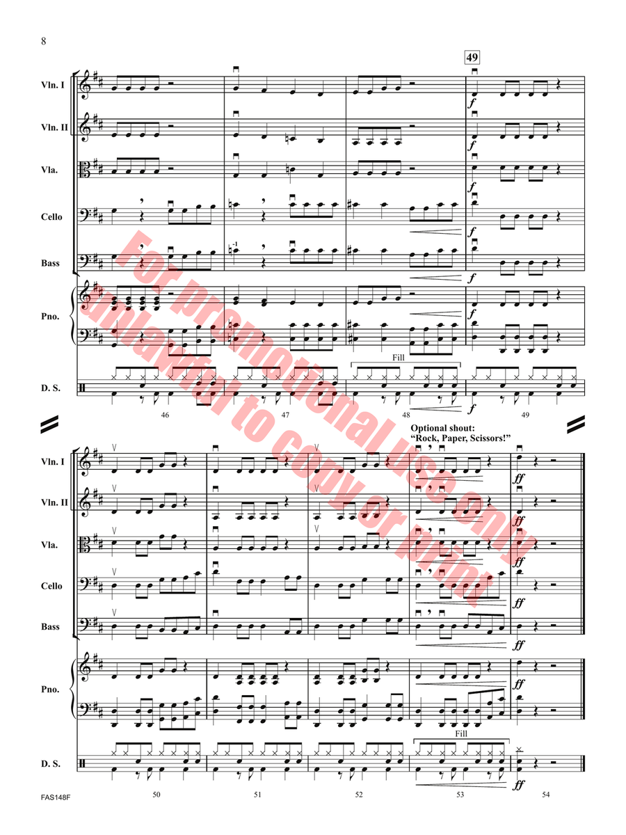Rock, Paper, Scissors Rock, Paper, Scissors Orchestra scores gallery preview page 9