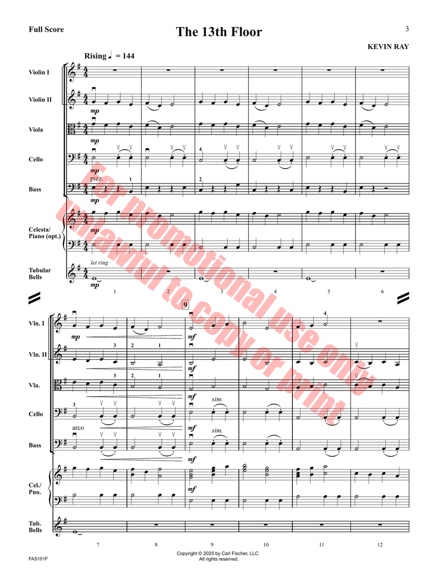 The 13th Floor The 13th Floor Orchestra scores gallery preview page 4