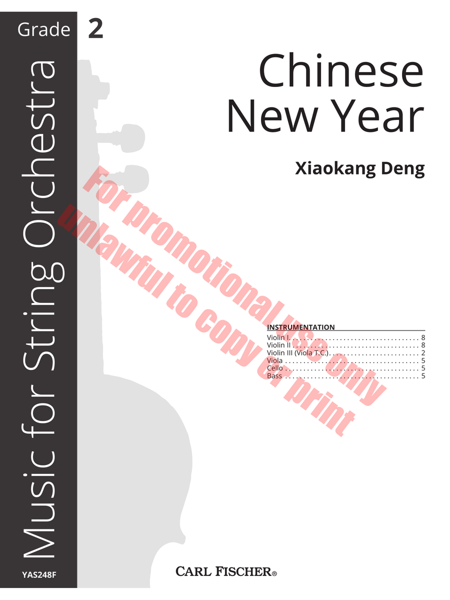 Chinese New Year Chinese New Year Orchestra scores gallery preview page 2