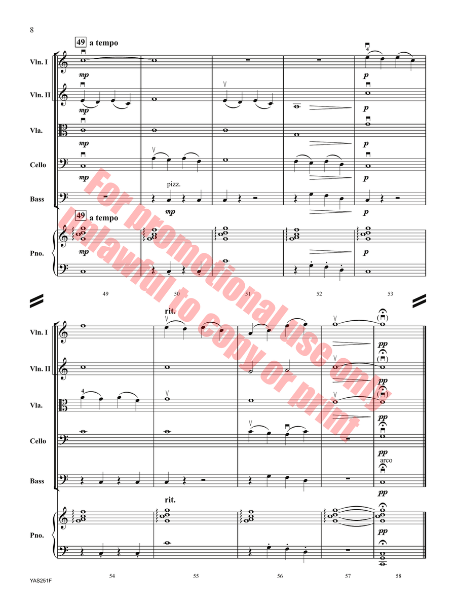 Touch the Stars Touch the Stars Orchestra scores gallery preview page 9