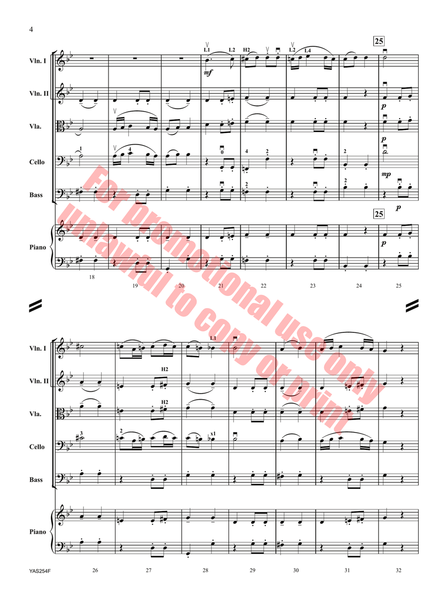 Allegretto Orchestra scores gallery preview page 5