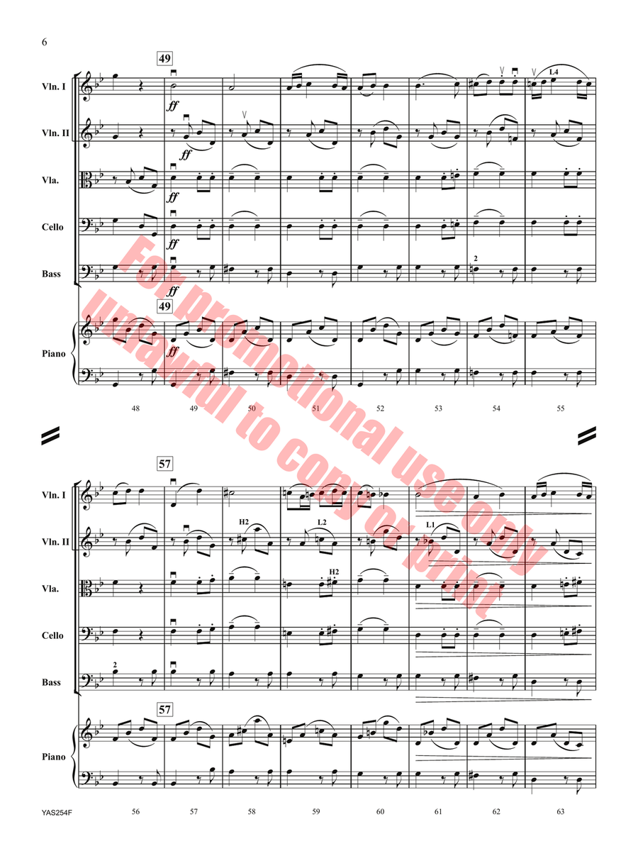 Allegretto Orchestra scores gallery preview page 7