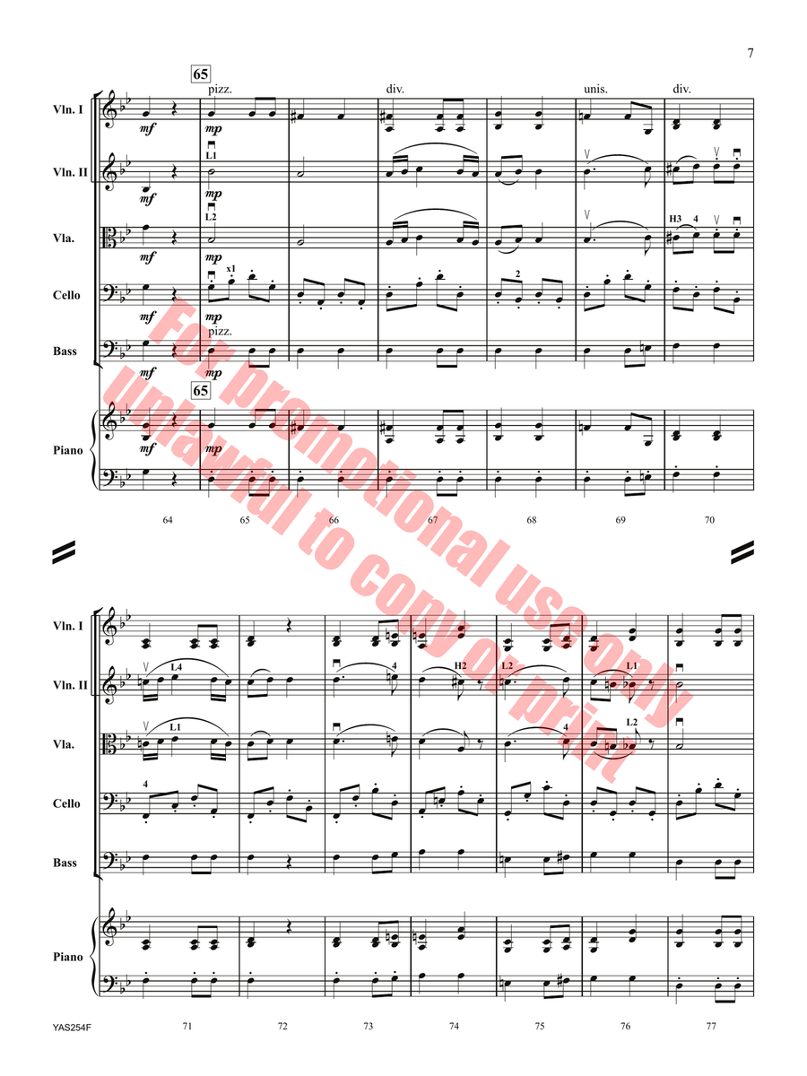 Allegretto Orchestra scores gallery preview page 8
