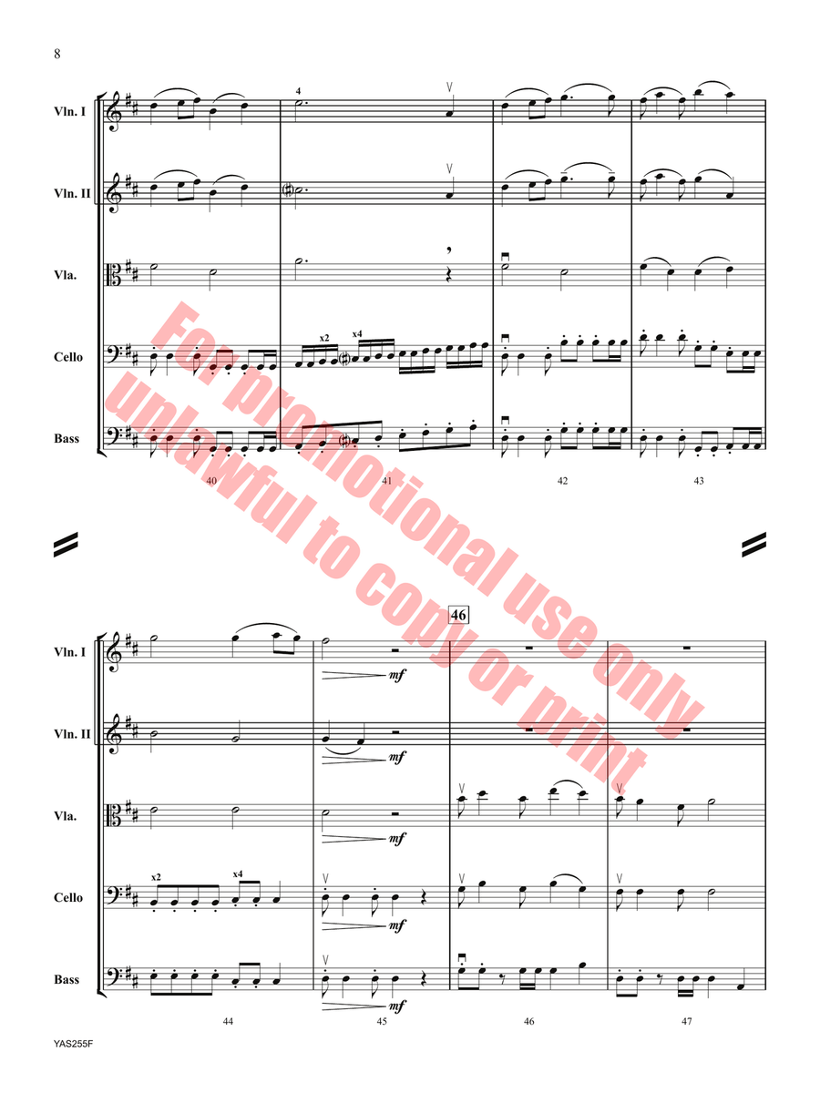 Across the Plains Across the Plains Orchestra scores gallery preview page 9