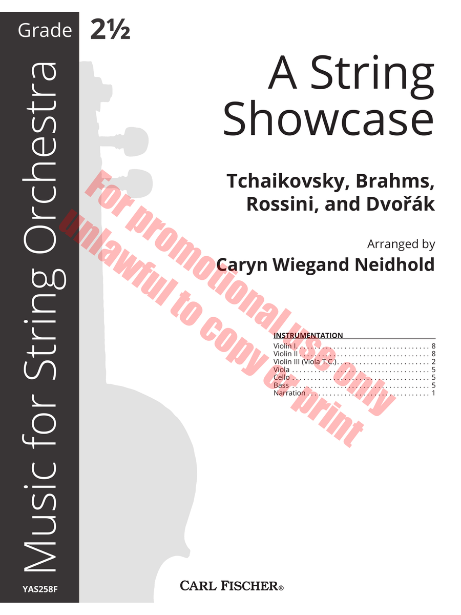 A String Showcase Orchestra scores gallery preview page 2