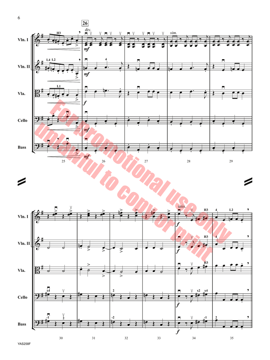 A String Showcase Orchestra scores gallery preview page 7