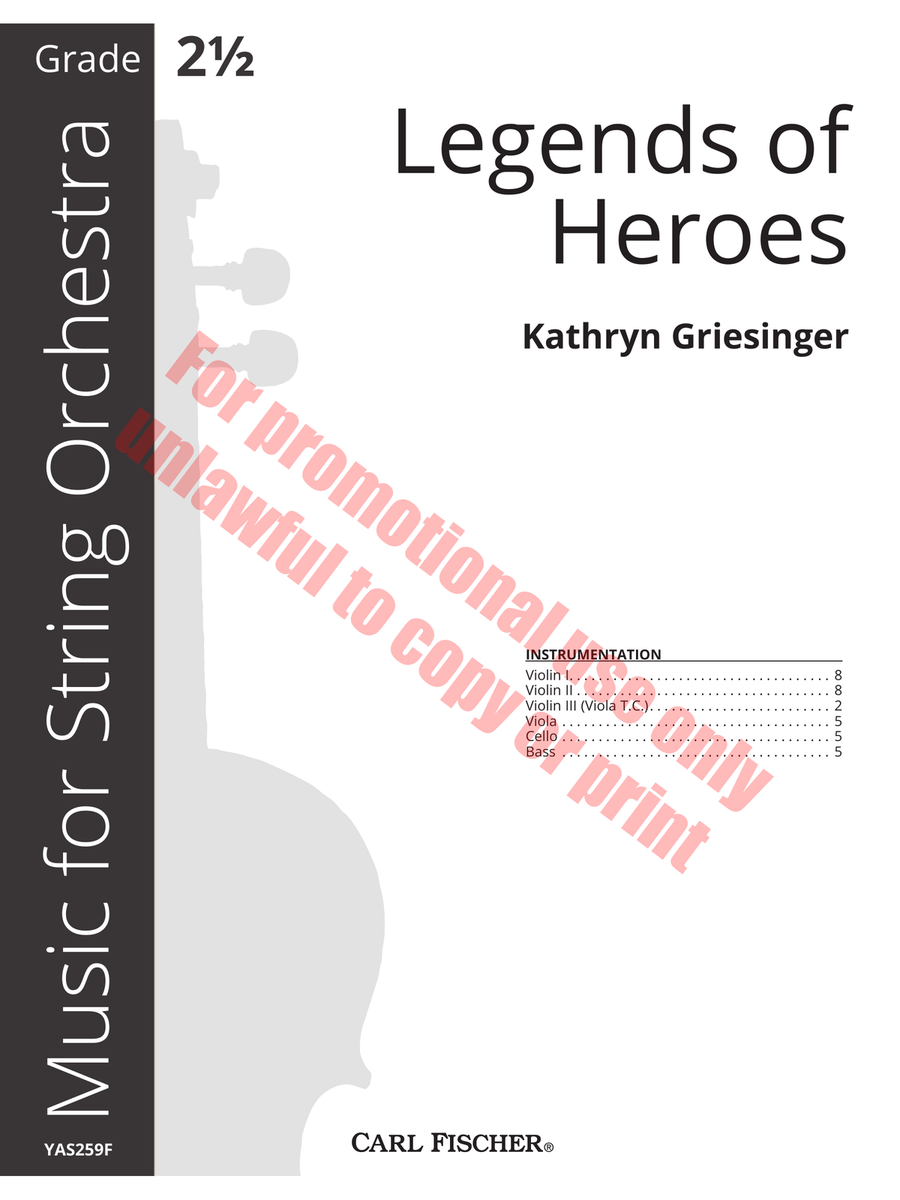 Legends of Heroes Legends of Heroes Orchestra scores gallery preview page 2