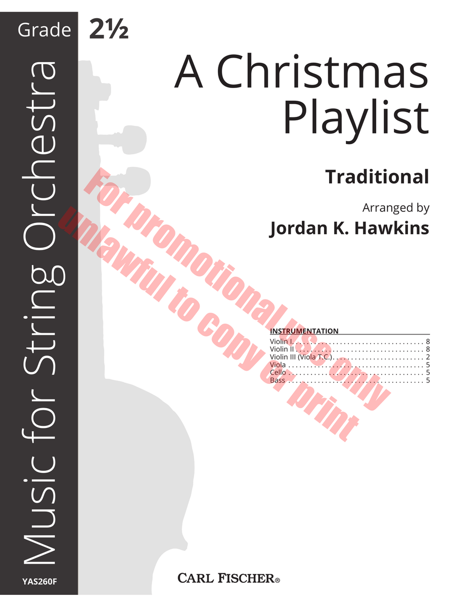 A Christmas Playlist A Christmas Playlist Orchestra scores gallery preview page 2