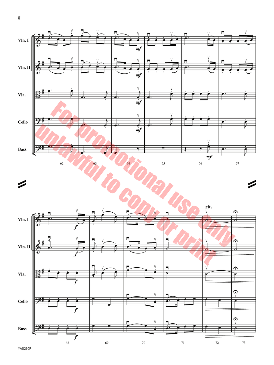 A Christmas Playlist A Christmas Playlist Orchestra scores gallery preview page 9