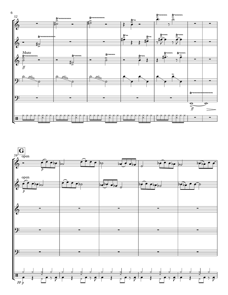 Hairy Toenails Hairy Toenails Brass Quintet scores gallery preview page 6
