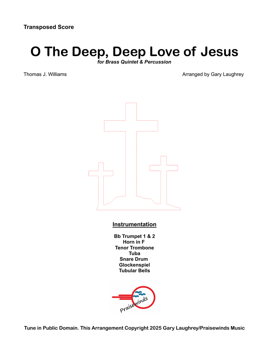 O The Deep, Deep Love of Jesus Large Ensemble scores gallery preview page 1