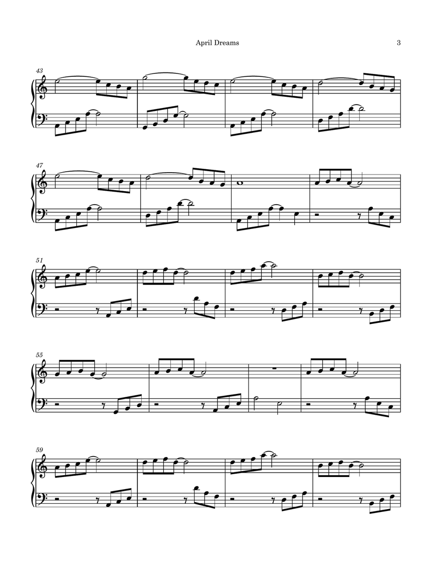 April Dreams April Dreams Piano Method scores gallery preview page 3
