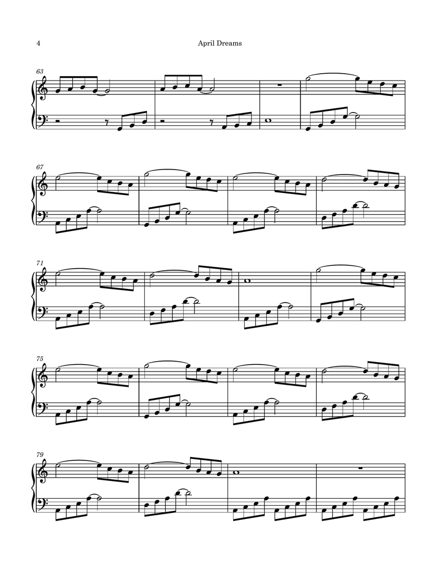 April Dreams April Dreams Piano Method scores gallery preview page 4