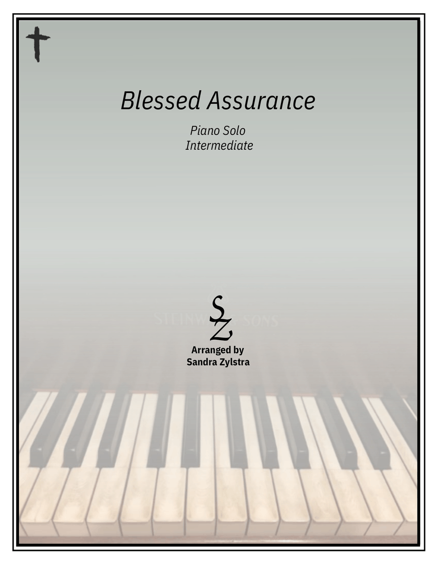 Blessed Assurance (intermediate piano solo) Piano Solo scores gallery preview page 1