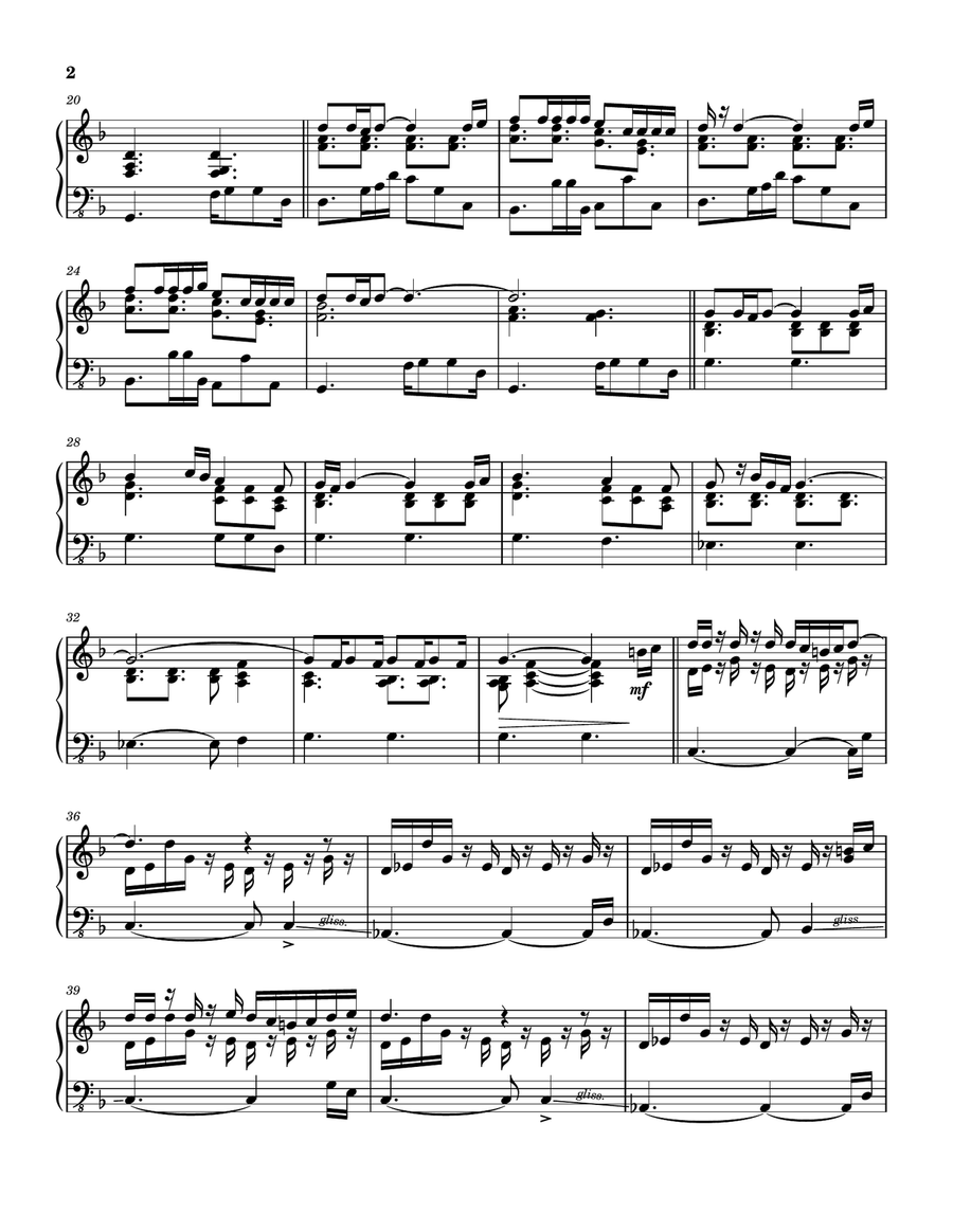 1980 Piano Solo scores gallery preview page 3