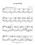A Cruel World Piano Solo scores gallery preview page 3
