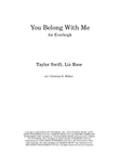 You Belong With Me