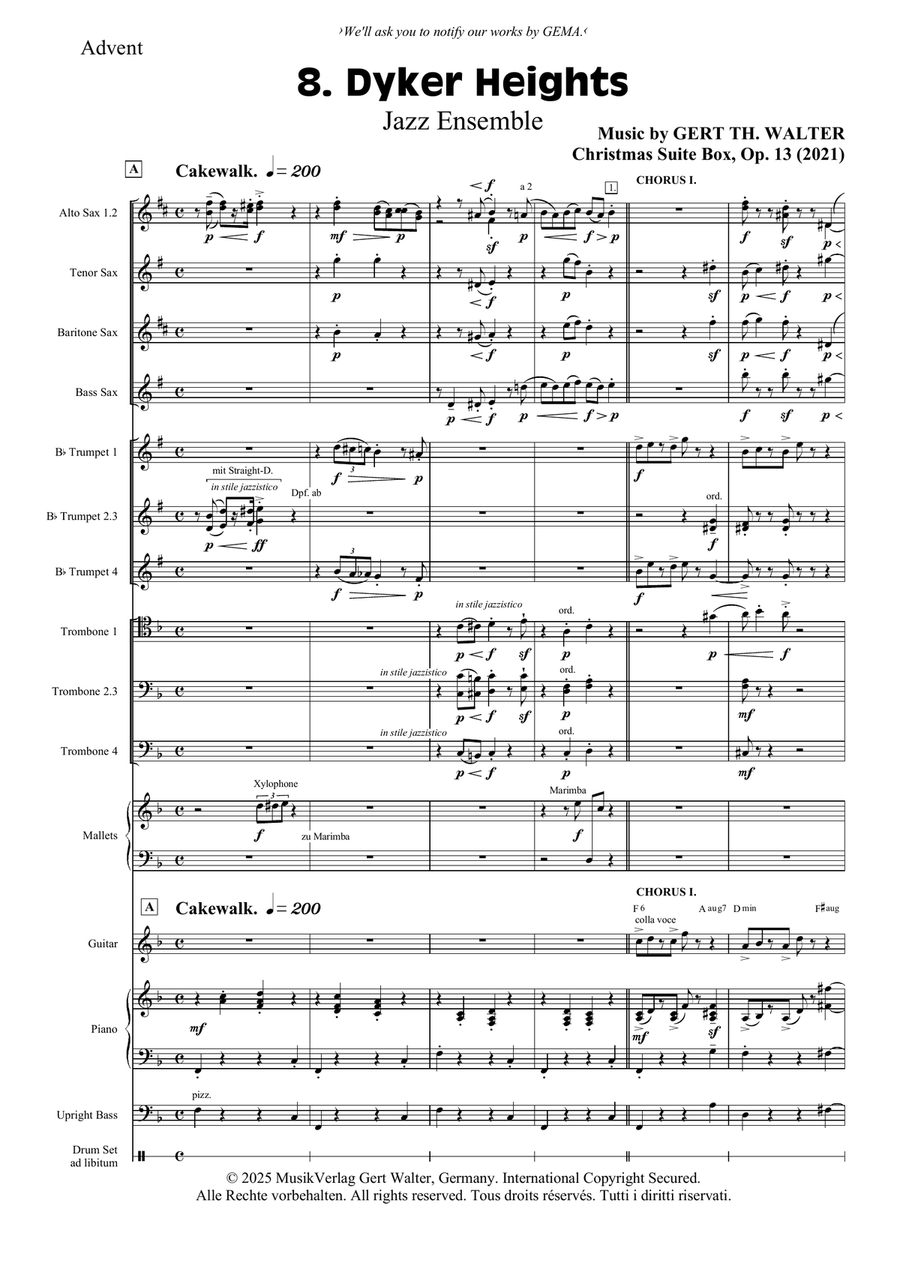 Dyker Heights Dyker Heights Jazz Ensemble scores gallery preview page 1