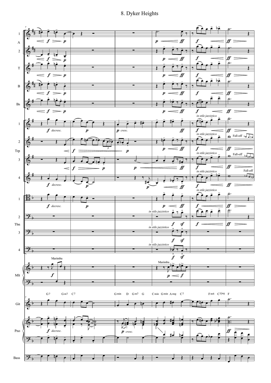 Dyker Heights Dyker Heights Jazz Ensemble scores gallery preview page 2