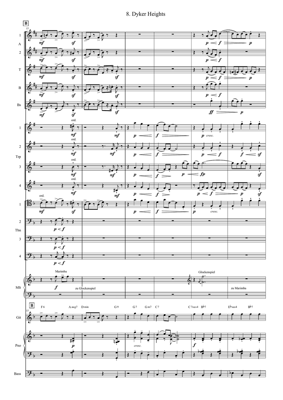 Dyker Heights Dyker Heights Jazz Ensemble scores gallery preview page 3