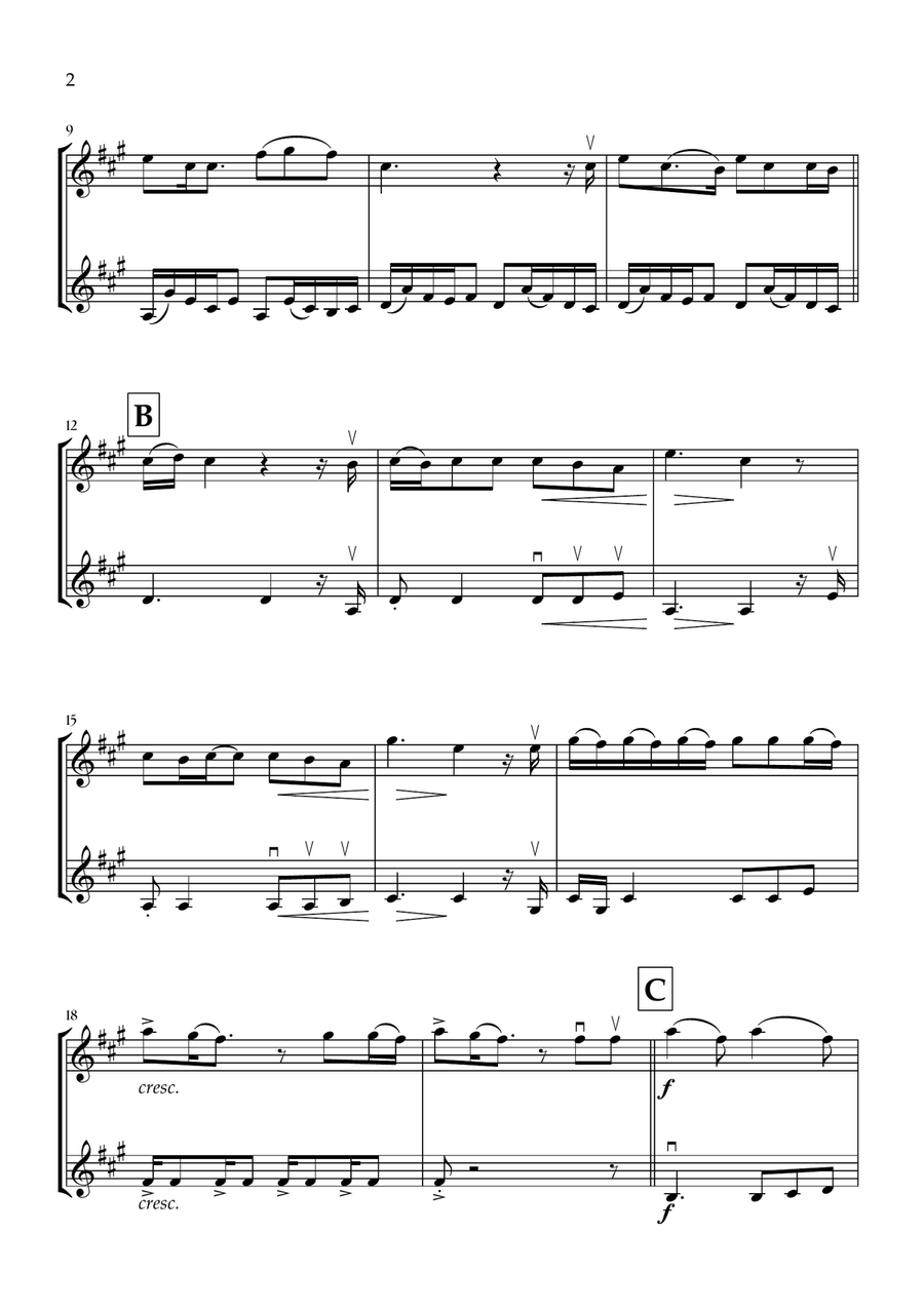Die With A Smile Die With A Smile String Duet scores gallery preview page 2