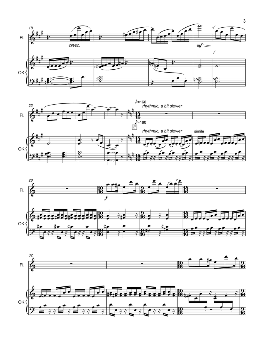 Doppelflöte (Orgelkids + Flute) Chamber Music scores gallery preview page 2