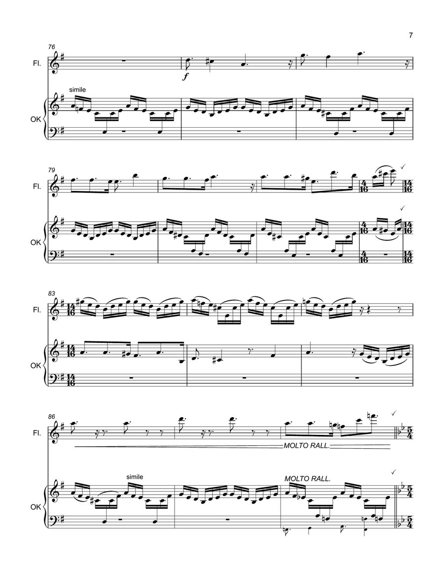 Doppelflöte (Orgelkids + Flute) Chamber Music scores gallery preview page 6