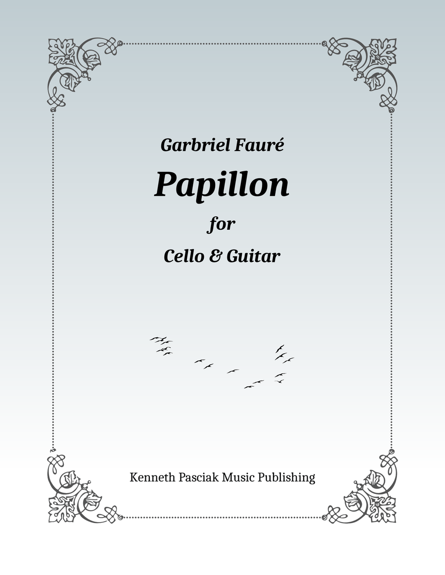 Papillon (for Cello & Guitar) String Duet scores gallery preview page 1