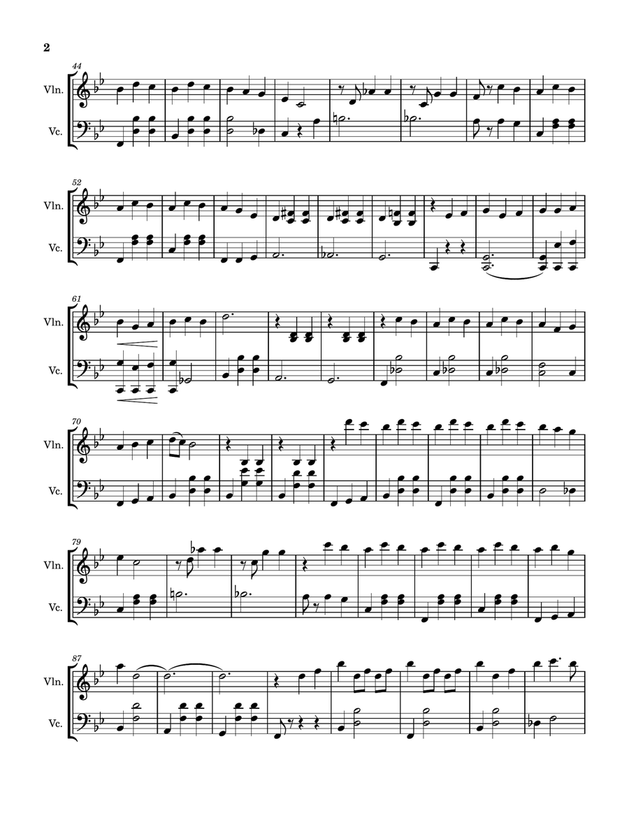 That's Amore (That's Love) String Duet scores gallery preview page 2