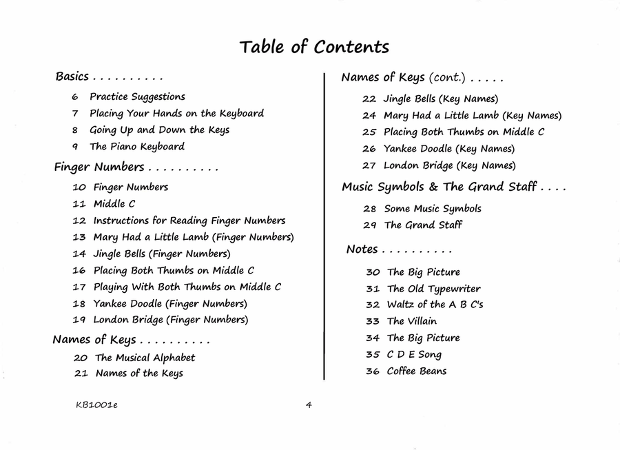 Cruising the Keyboard Road - Piano Lesson eBook 1 - Primer Level for Beginners Piano Method scores gallery preview page 4