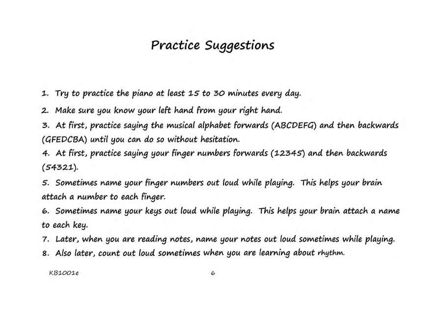 Cruising the Keyboard Road - Piano Lesson eBook 1 - Primer Level for Beginners Piano Method scores gallery preview page 6