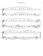 Hymn Medley No. 5 (Flute and Clarinet Duet) Woodwind Duet scores gallery preview page 3